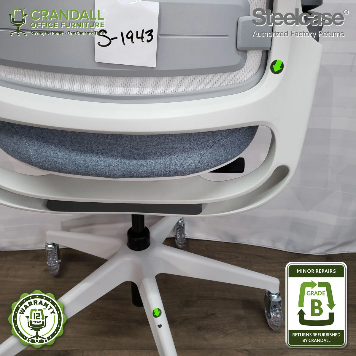 S-1943 - Steelcase Series 1 - Grade B - Image 3