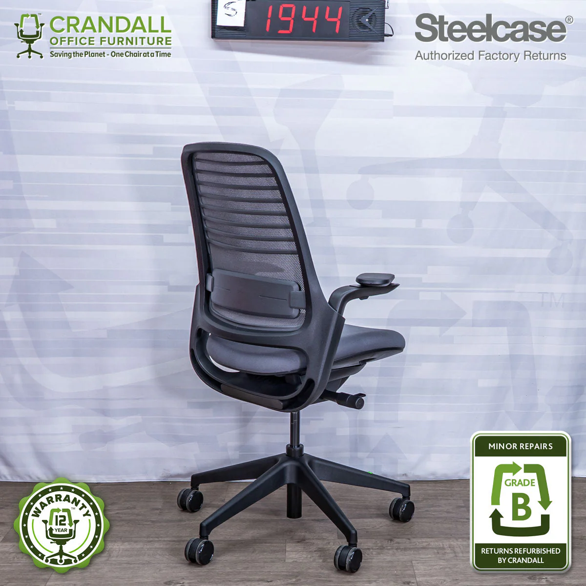 S-1944 - Steelcase Series 1 - Grade B - Image 2