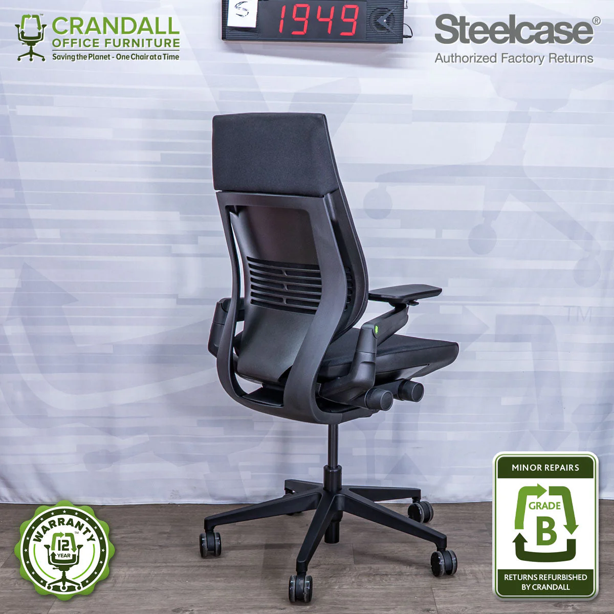 S-1949 - Steelcase Gesture - Grade B - Image 2