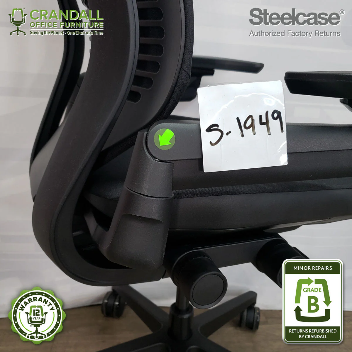 S-1949 - Steelcase Gesture - Grade B - Image 3