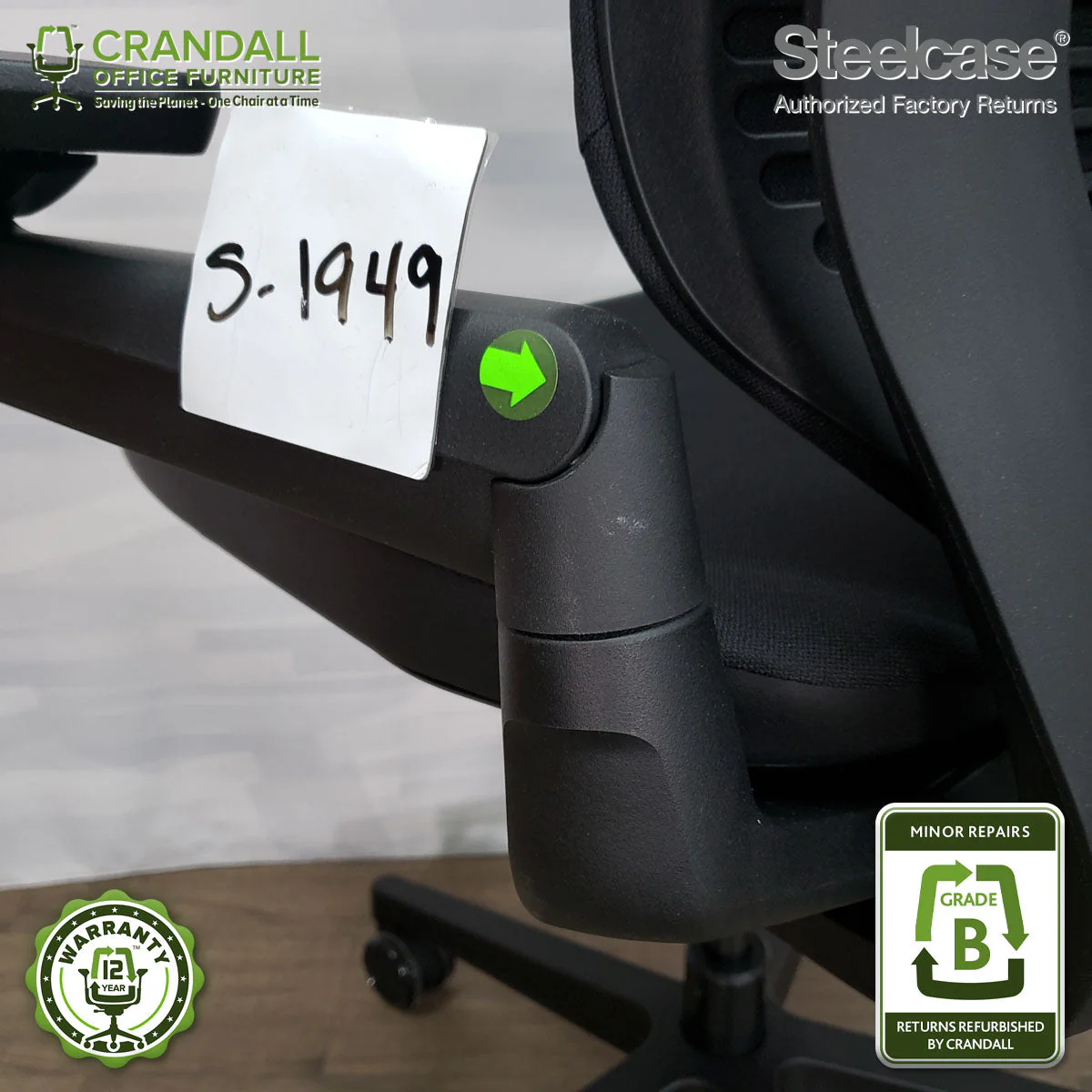 S-1949 - Steelcase Gesture - Grade B - Image 4
