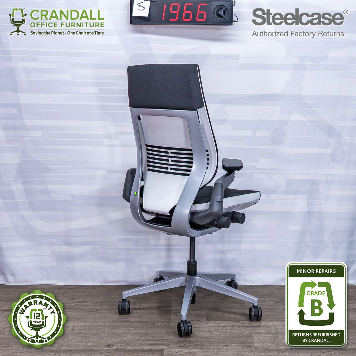 S-1966 - Steelcase Gesture - Grade B - Image 2