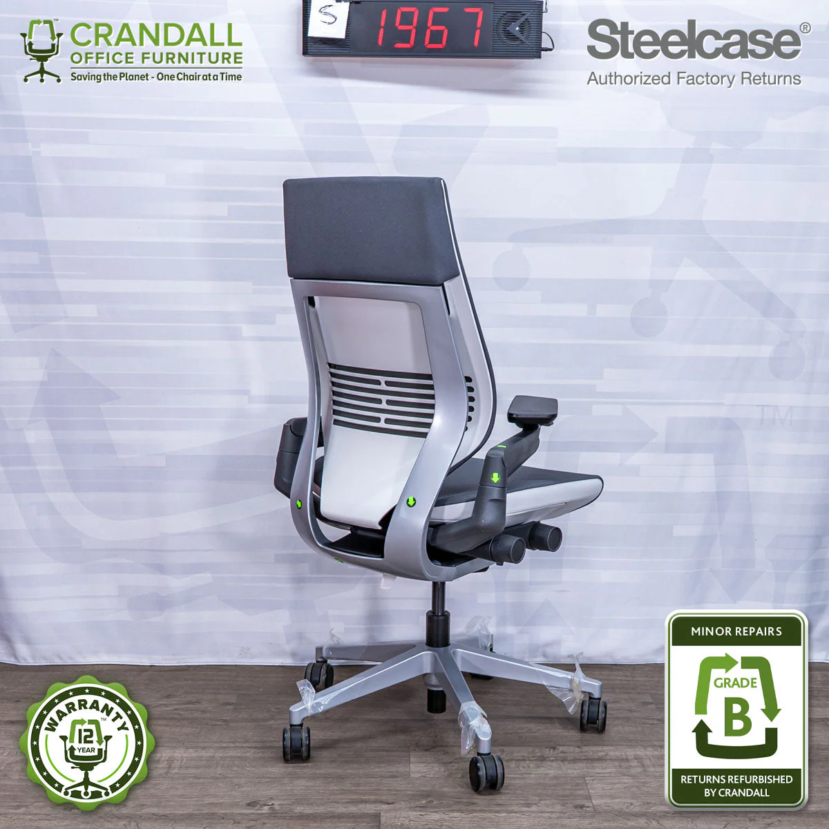 S-1967 - Steelcase Gesture - Grade B - Image 2