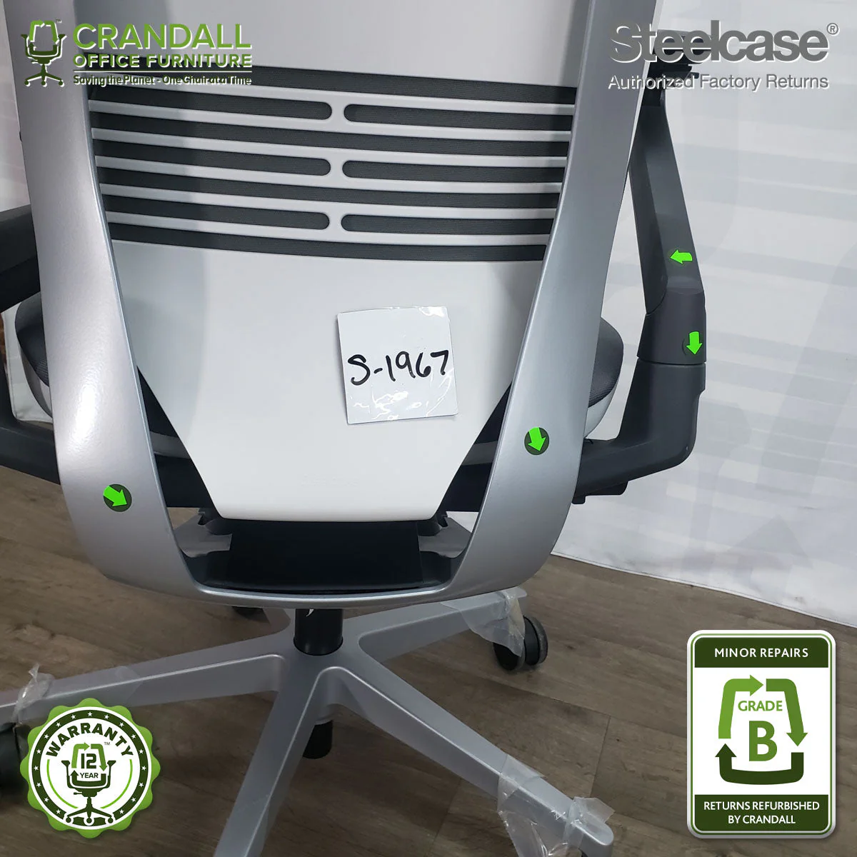 S-1967 - Steelcase Gesture - Grade B - Image 3