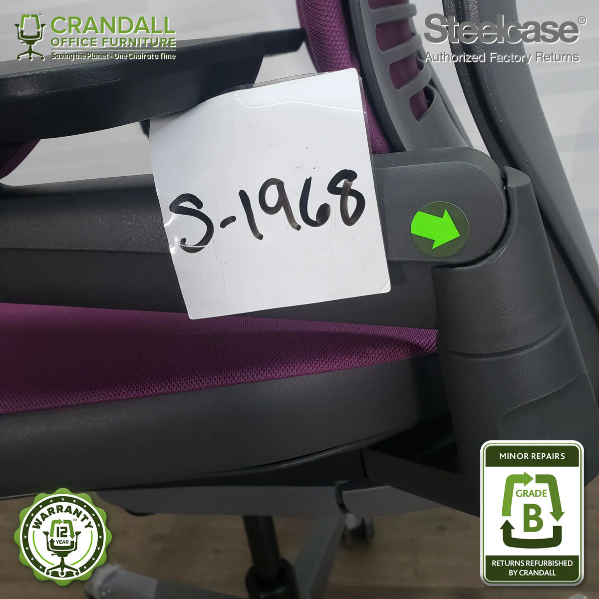 S-1968 - Steelcase Gesture - Grade B - Image 3