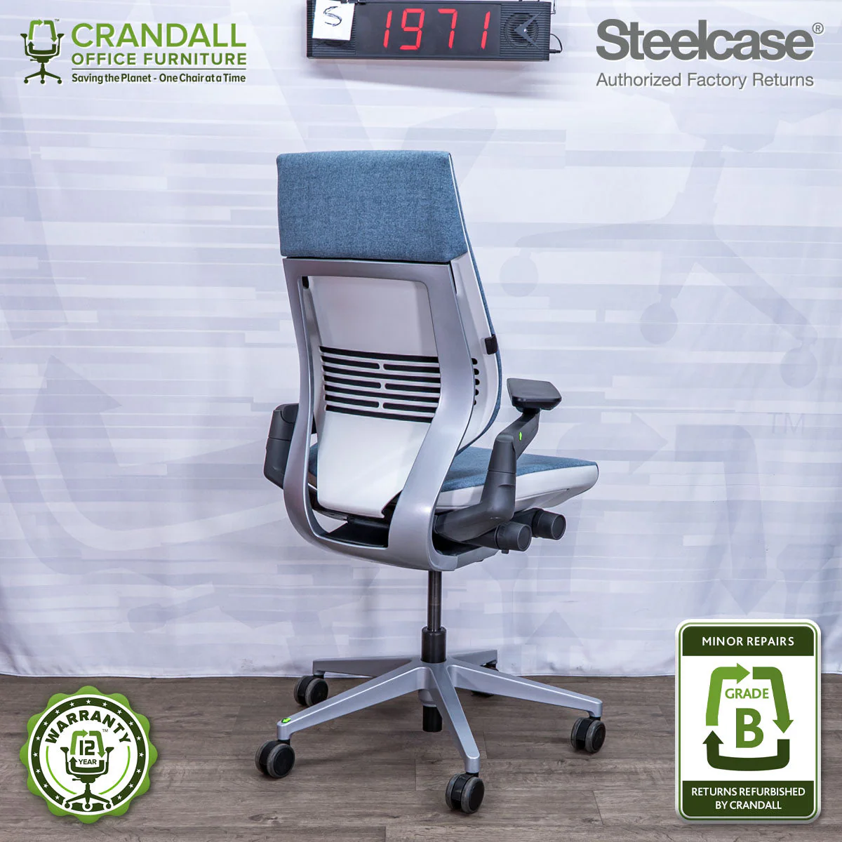 S-1971 - Steelcase Gesture - Grade B - Image 2