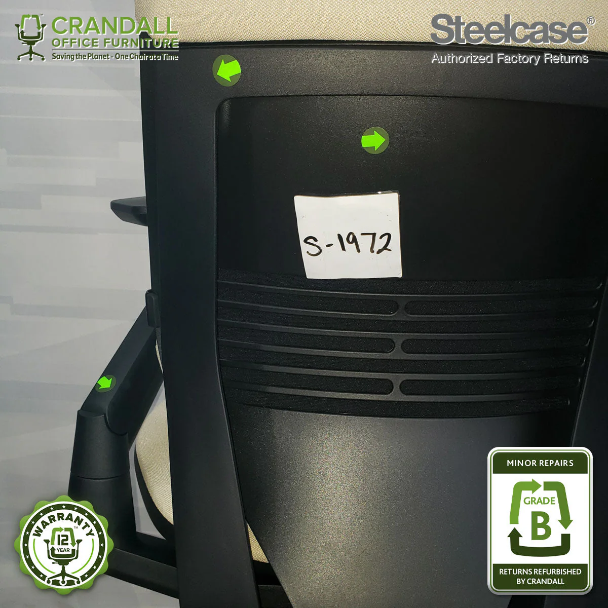 S-1972 - Steelcase Gesture - Grade B - Image 3