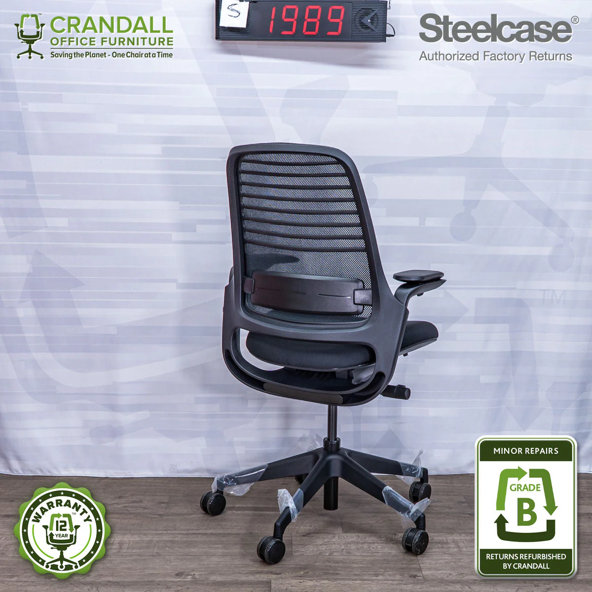 S-1989 - Steelcase Series 1 - Grade B - Image 2