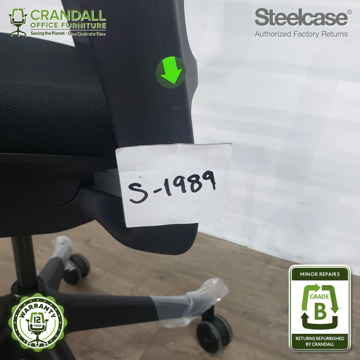 S-1989 - Steelcase Series 1 - Grade B - Image 3