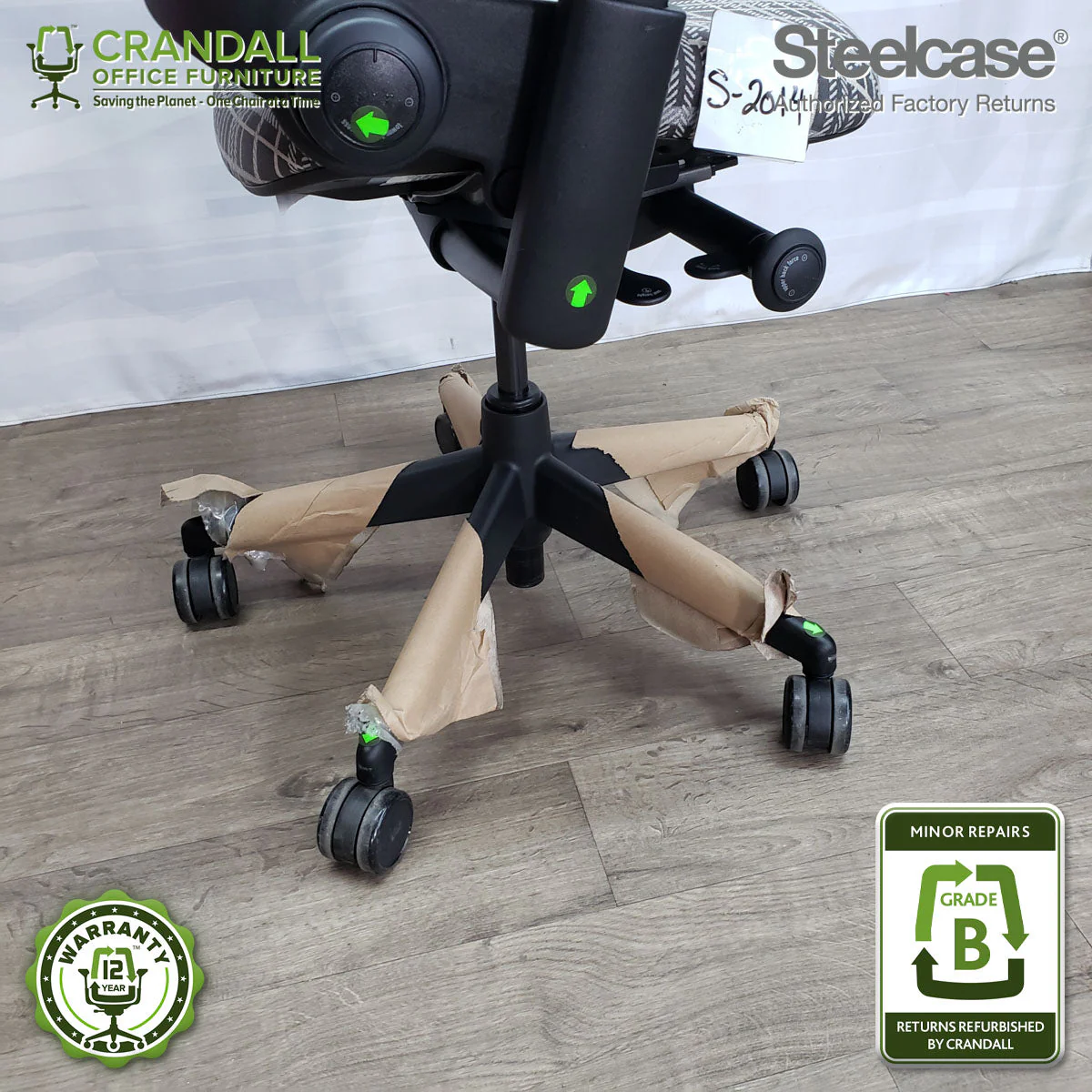 S-2014 - Steelcase V2 Leap - Grade B - Image 3