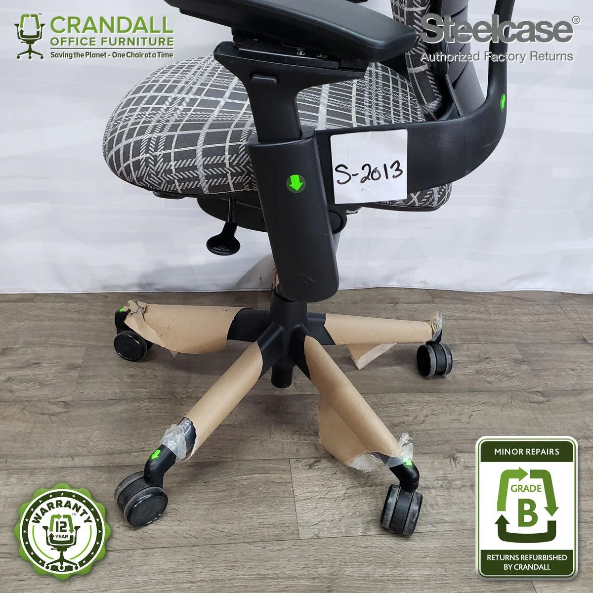 S-2014 - Steelcase V2 Leap - Grade B - Image 4