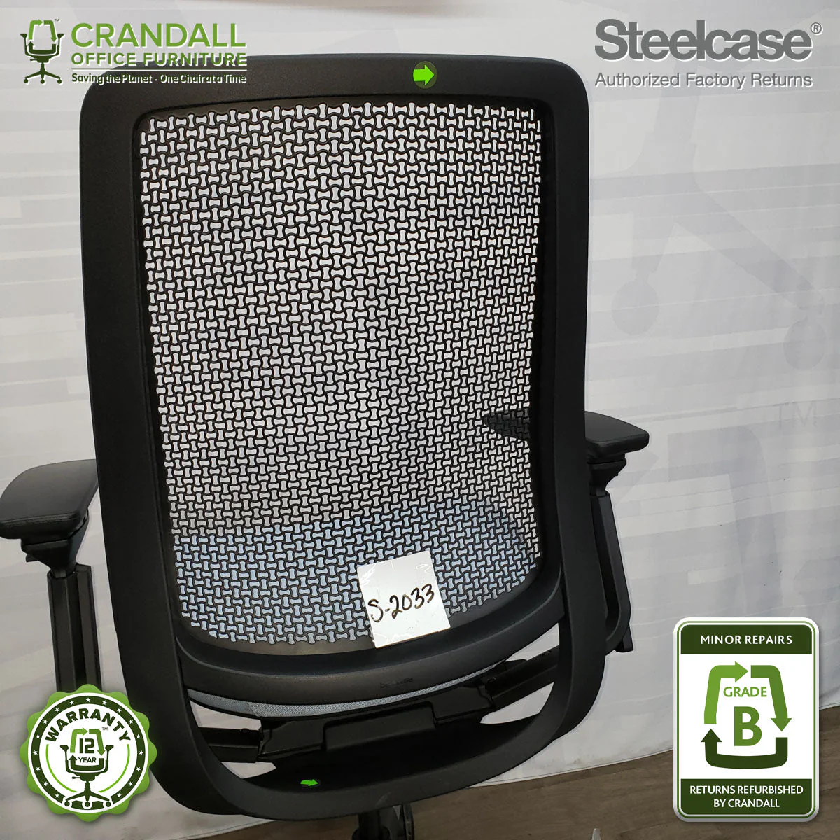 S-2033 - Steelcase Series 2 - Grade B - Image 3