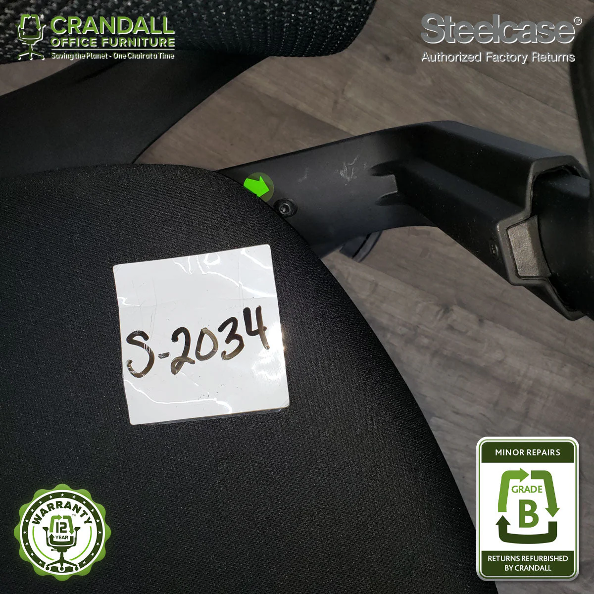 S-2034 - Steelcase Series 2 - Grade B - Image 3