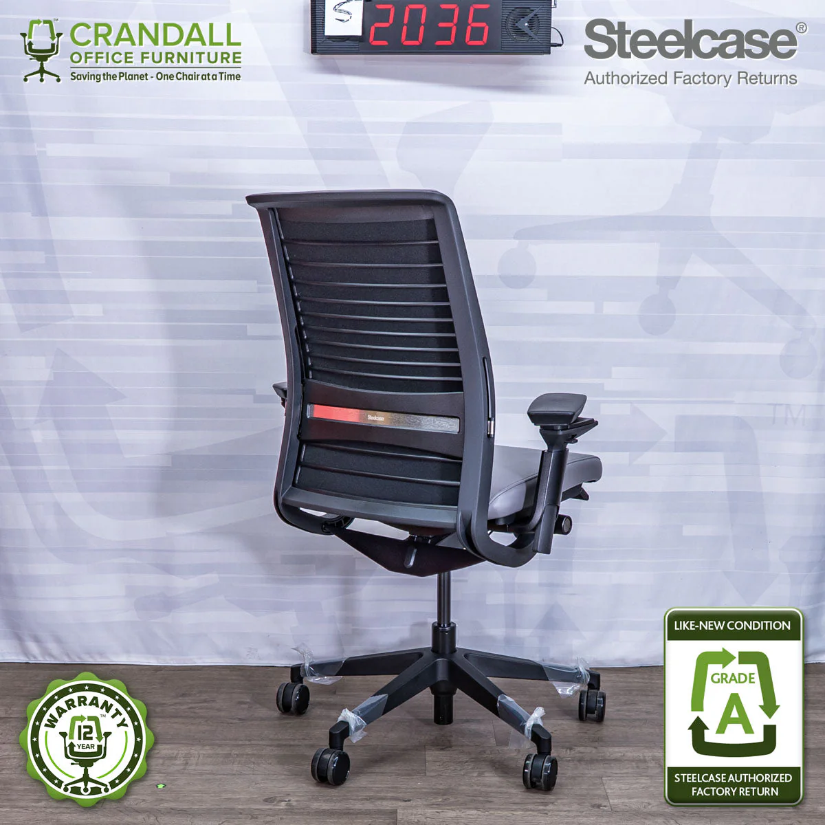 S-2036 - Steelcase V2 Think - Grade A - Image 2