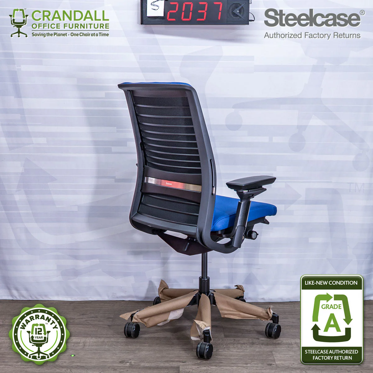 S-2037 - Steelcase V2 Think - Grade A - Image 2