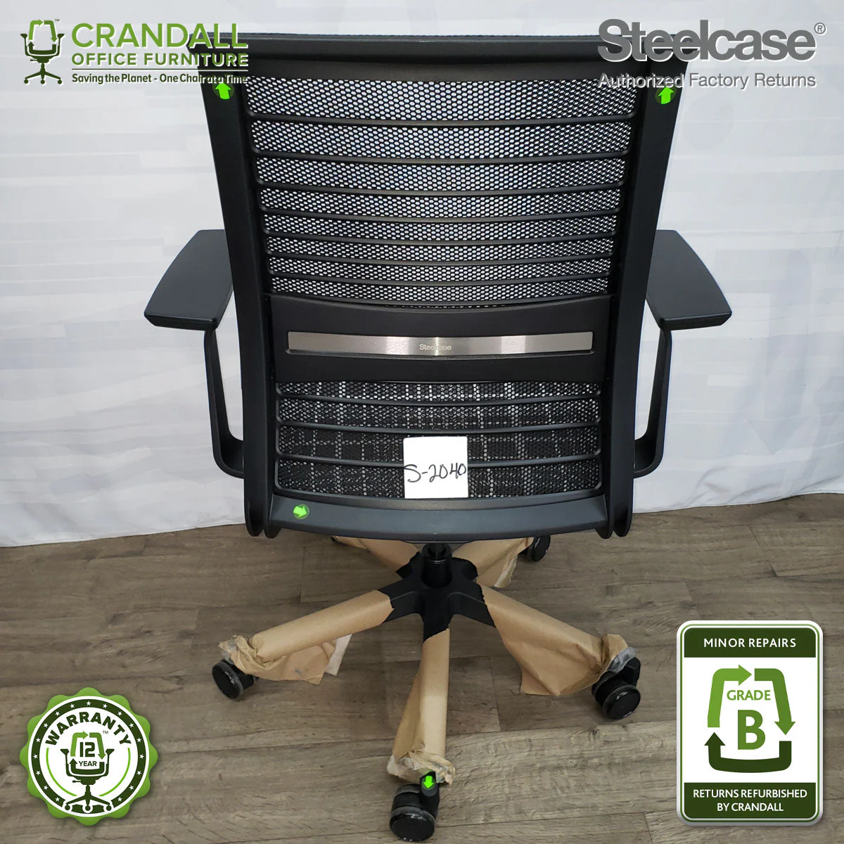 S-2040 - Steelcase V2 Think - Grade B - Image 4