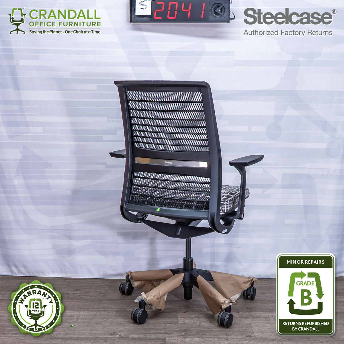 S-2041 - Steelcase V2 Think - Grade B - Image 2