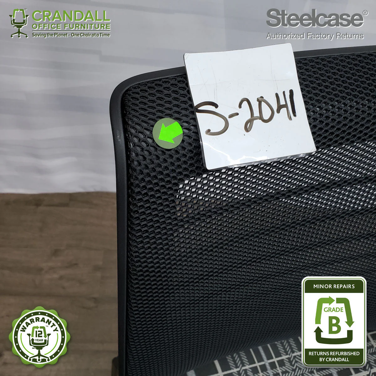 S-2041 - Steelcase V2 Think - Grade B - Image 3