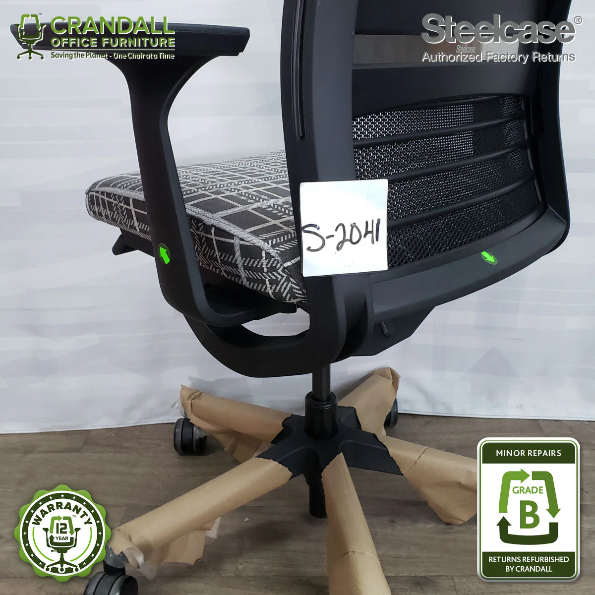 S-2041 - Steelcase V2 Think - Grade B - Image 4