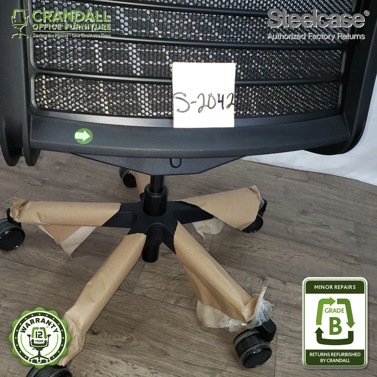 S-2042 - Steelcase V2 Think - Grade B - Image 3