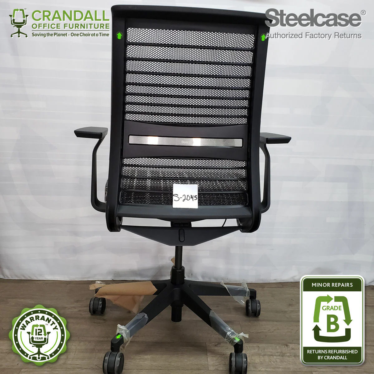 S-2045 - Steelcase V2 Think - Grade B - Image 3