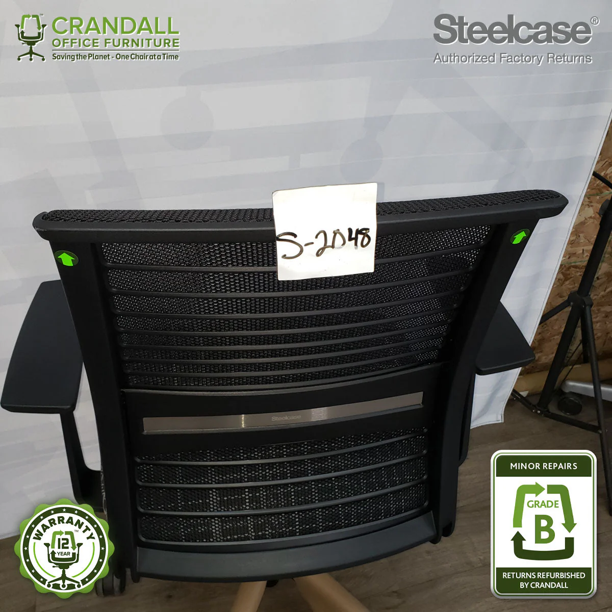 S-2048 - Steelcase V2 Think - Grade B - Image 3