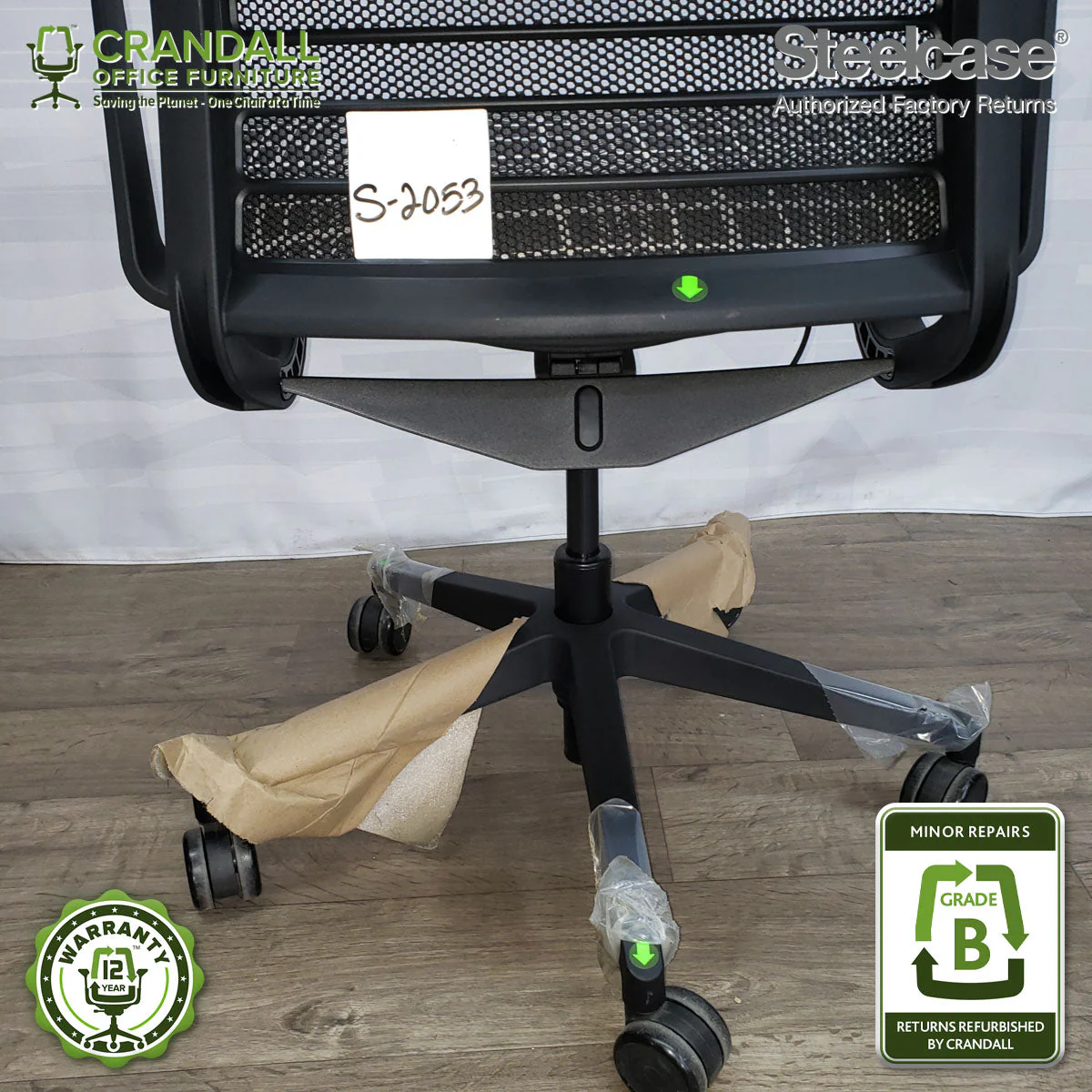 S-2053 - Steelcase V2 Think - Grade B - Image 3