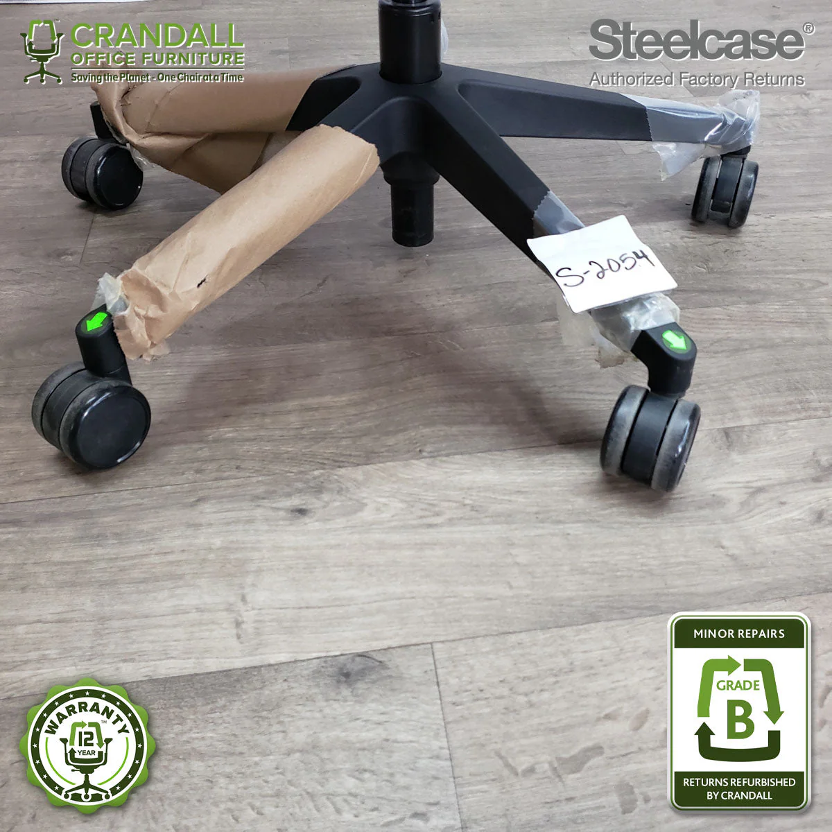 S-2054 - Steelcase V2 Think - Grade B - Image 3