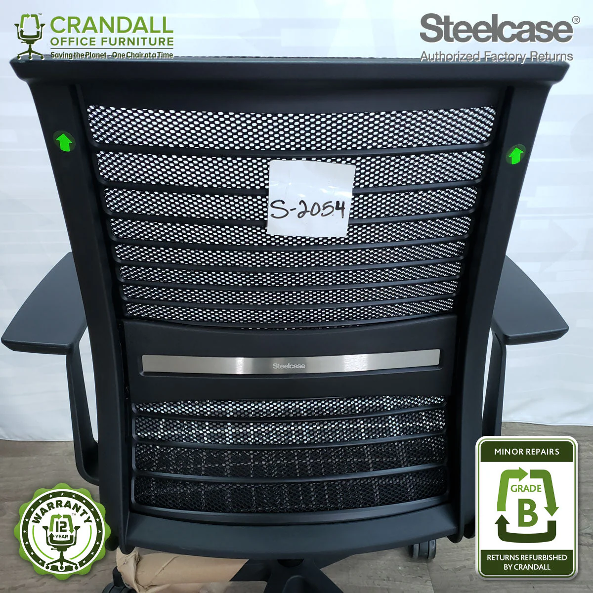 S-2054 - Steelcase V2 Think - Grade B - Image 4