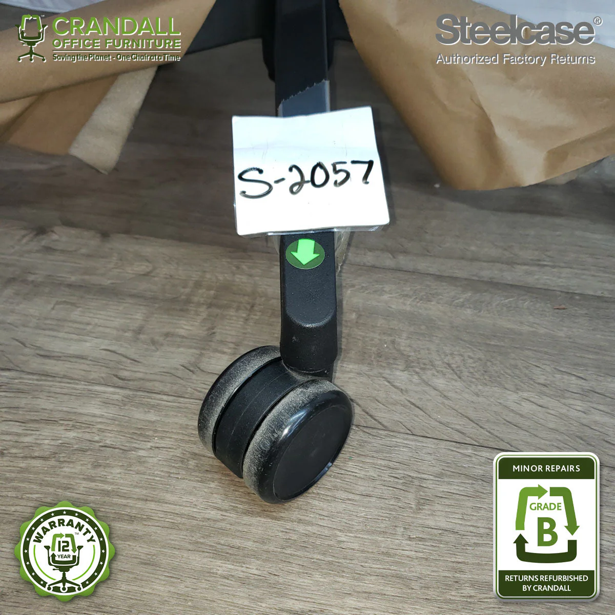 S-2057 - Steelcase V2 Think - Grade B - Image 3