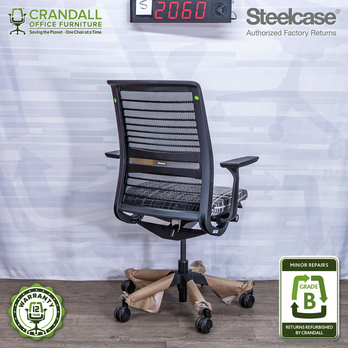 S-2060 - Steelcase V2 Think - Grade B - Image 2