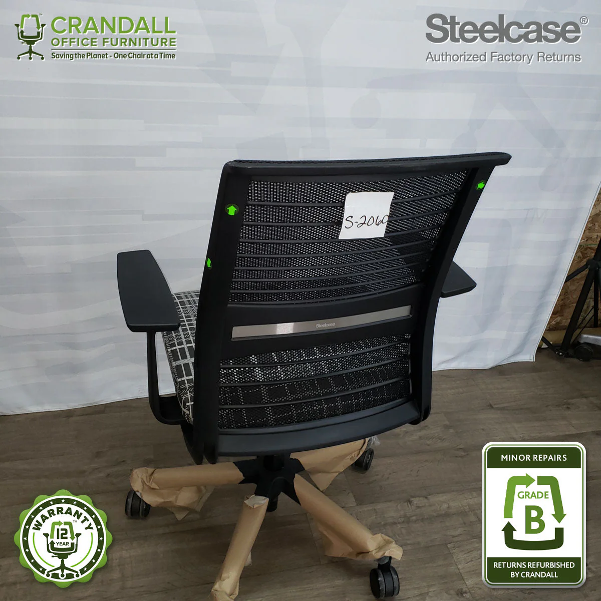 S-2060 - Steelcase V2 Think - Grade B - Image 3
