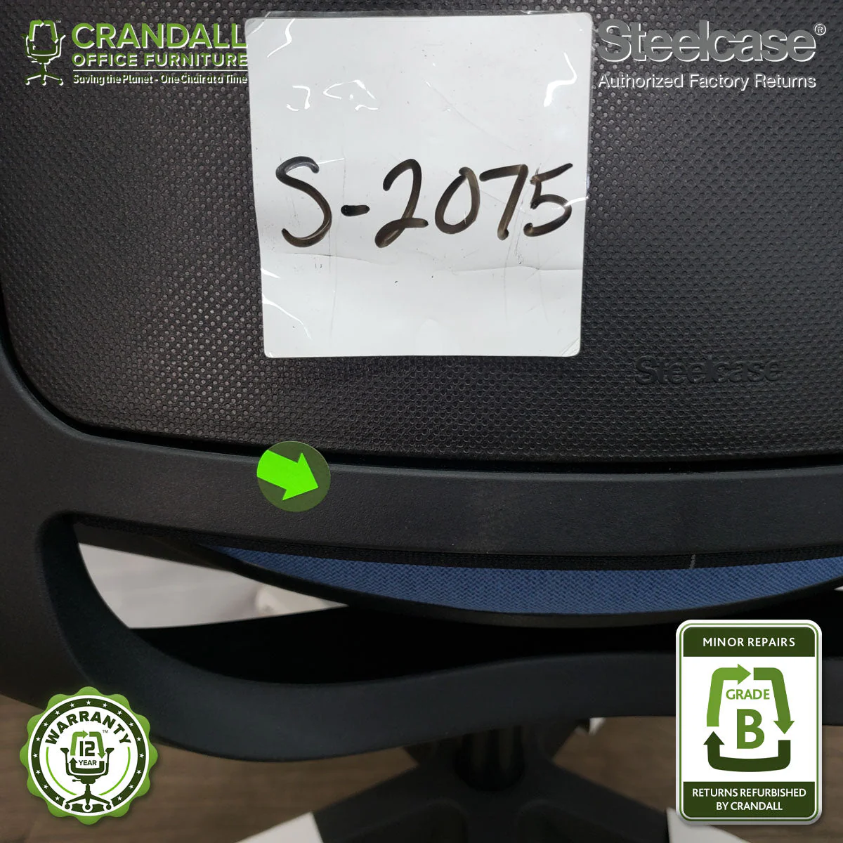S-2075 - Steelcase Amia - Grade B - Image 3