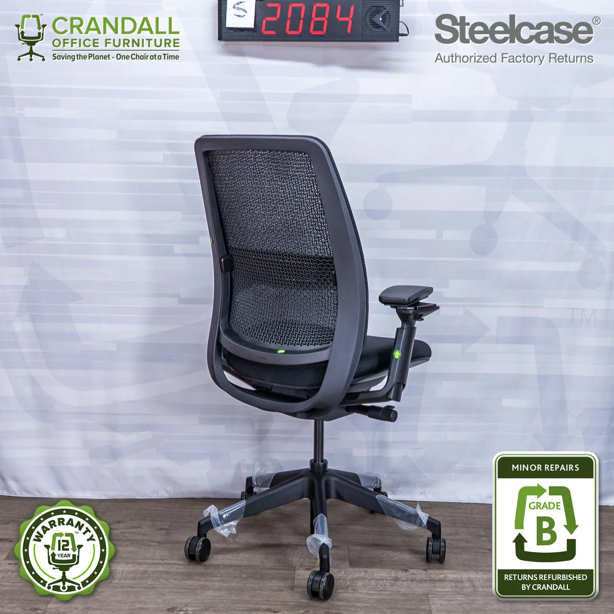 S-2084 - Steelcase Series 2 - Grade B - Image 2