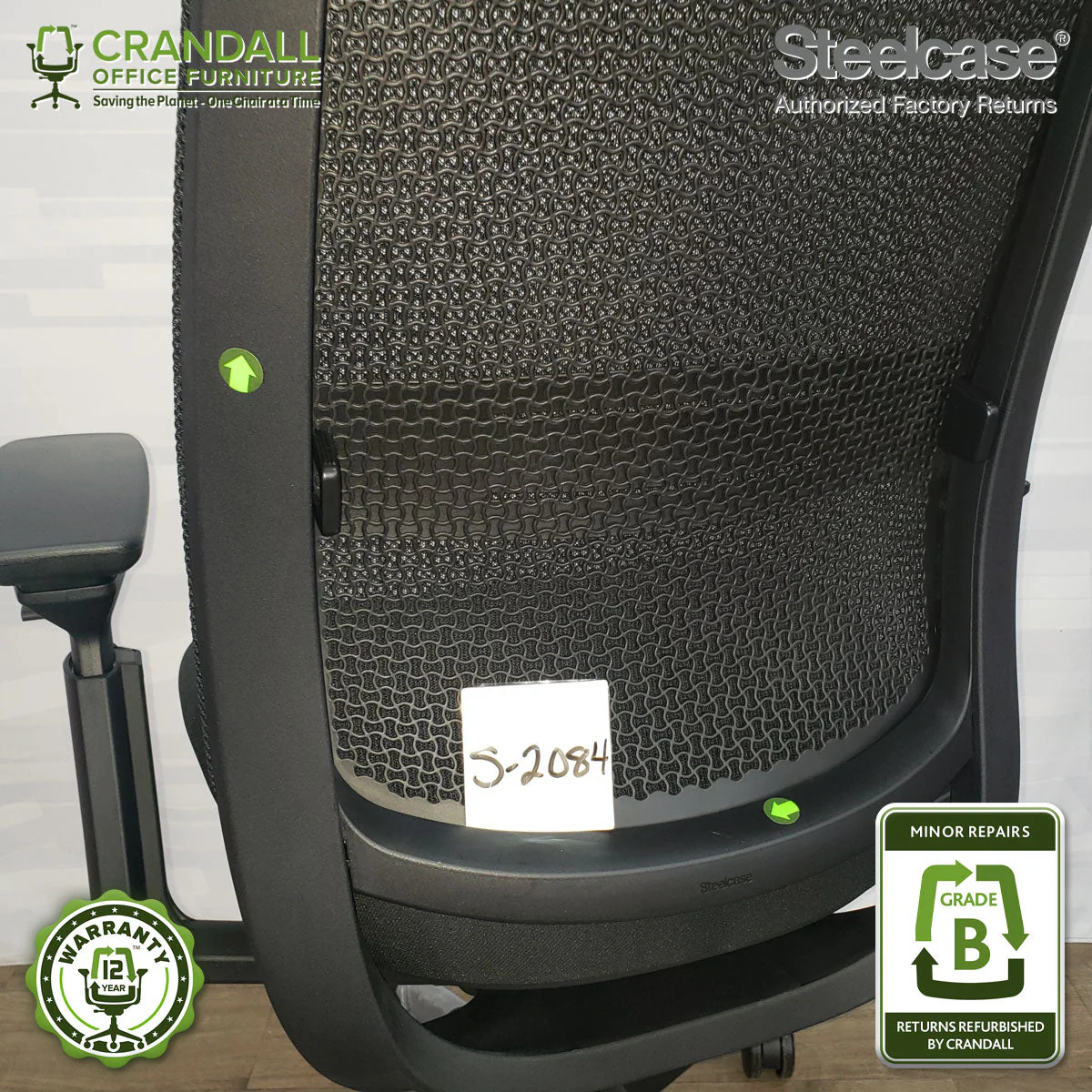 S-2084 - Steelcase Series 2 - Grade B - Image 3