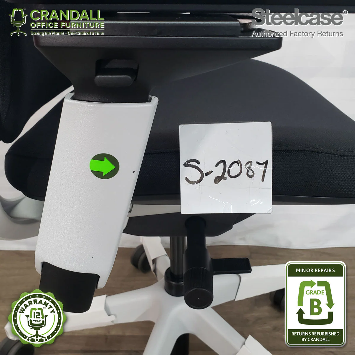 S-2087 - Steelcase Series 2 - Grade B - Image 3