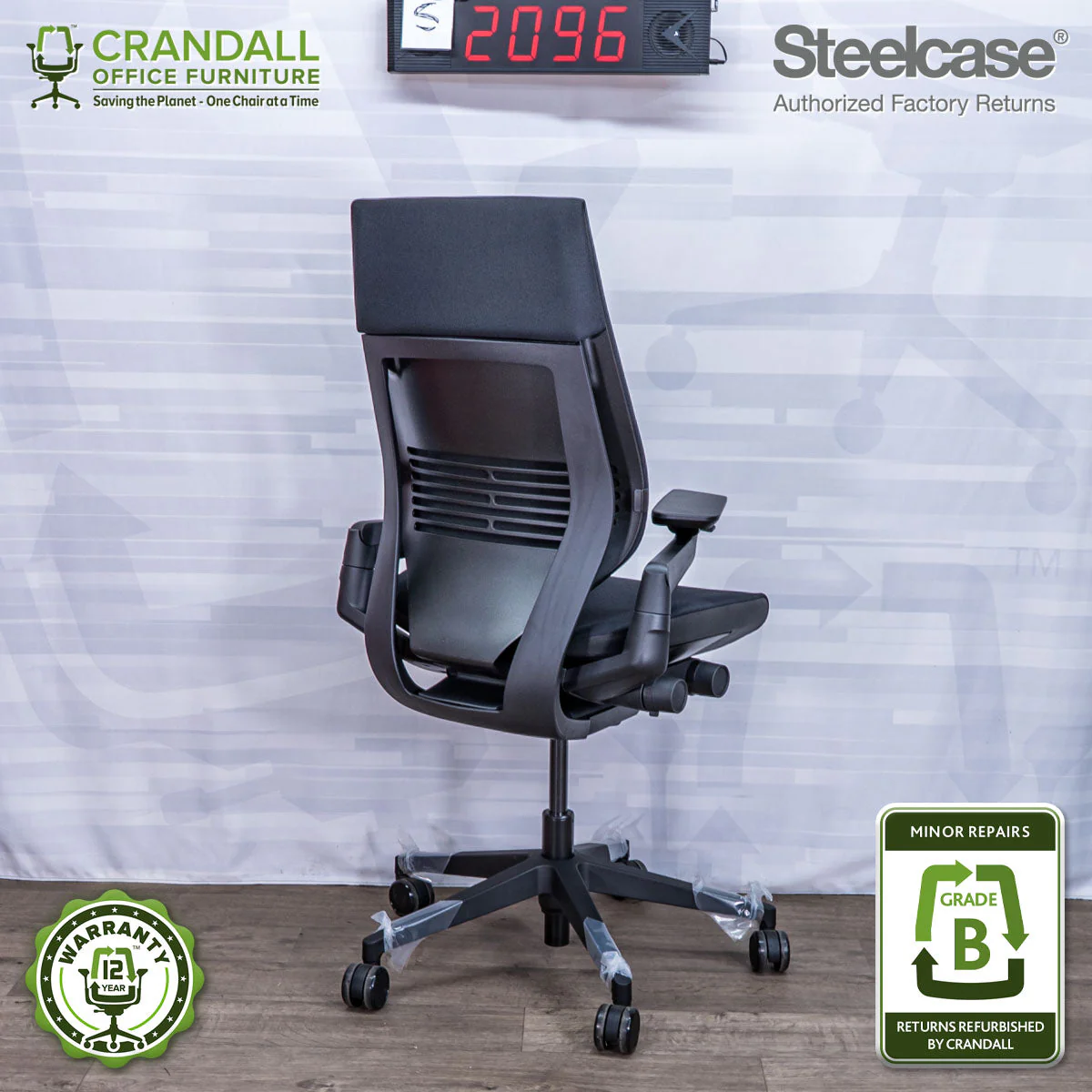 S-2096 - Steelcase Gesture - Grade B - Image 2