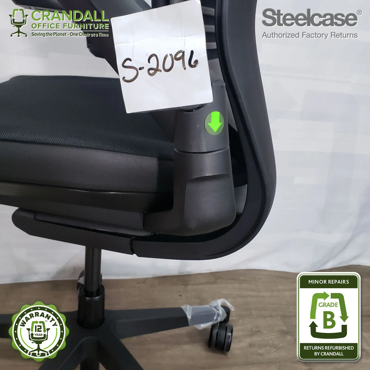 S-2096 - Steelcase Gesture - Grade B - Image 3