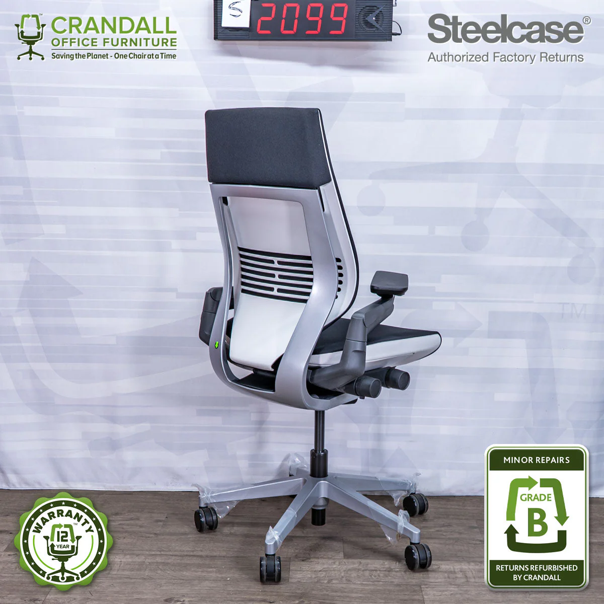 S-2099 - Steelcase Gesture - Grade B - Image 2
