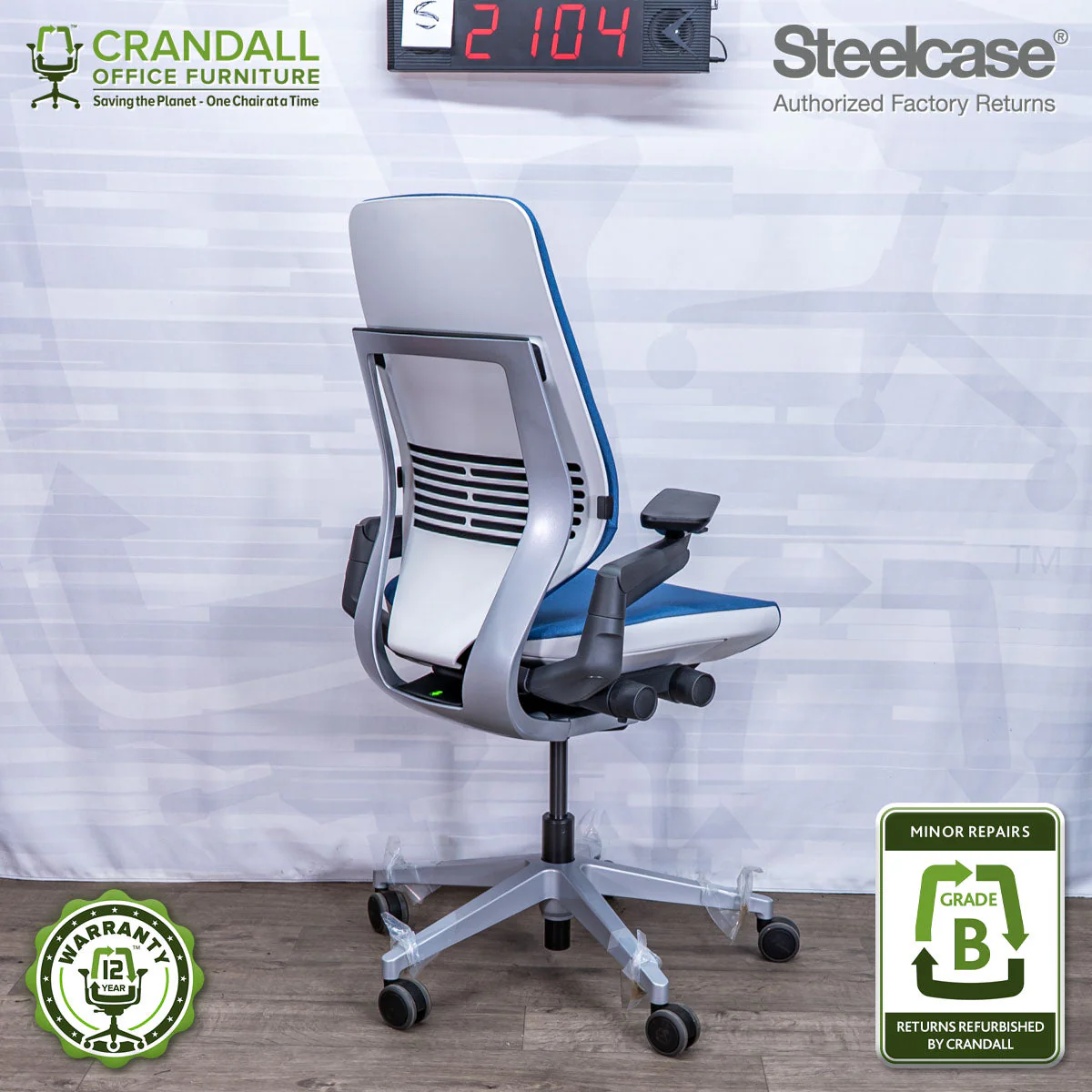 S-2104 - Steelcase Gesture - Grade B - Image 2
