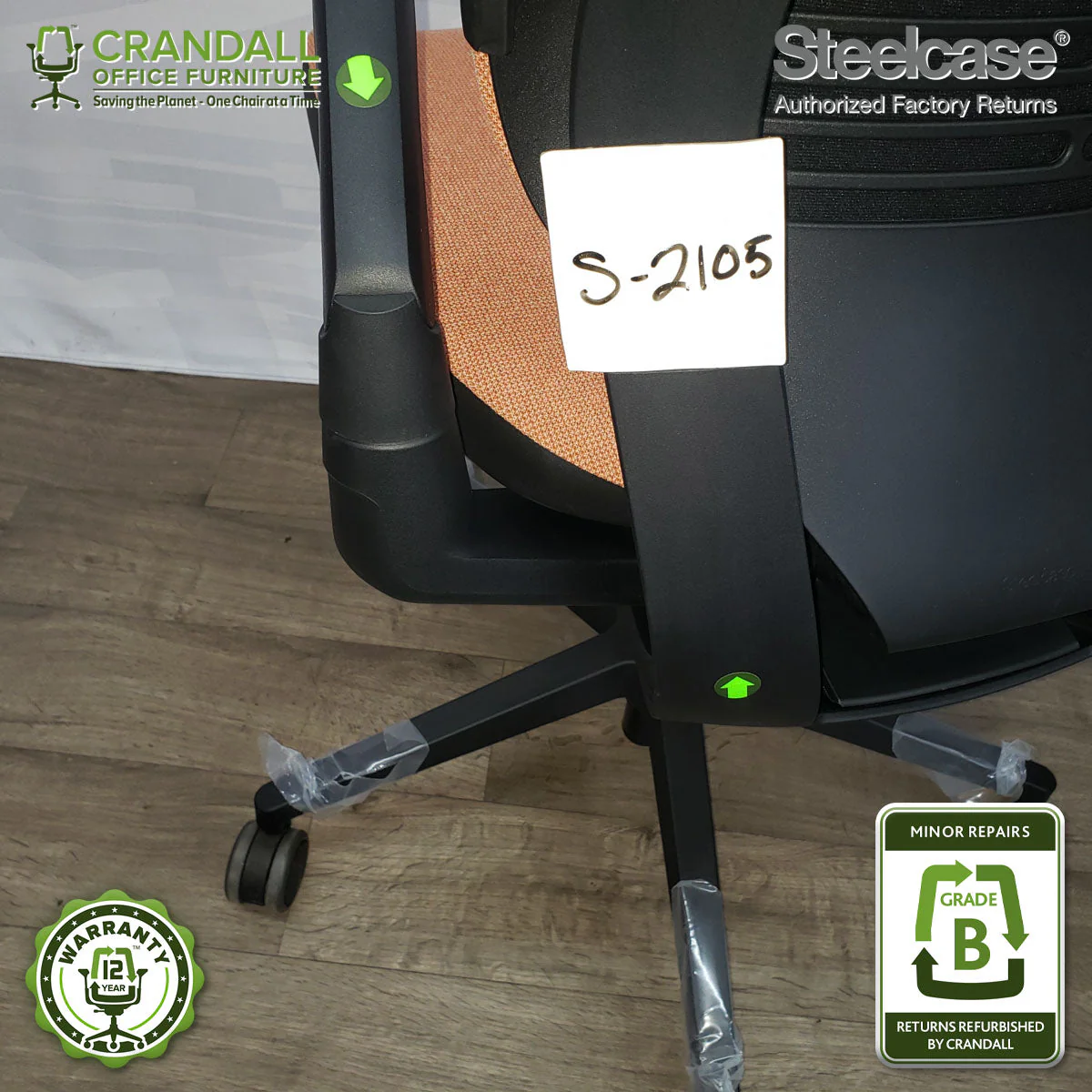 S-2105 - Steelcase Gesture - Grade B - Image 3