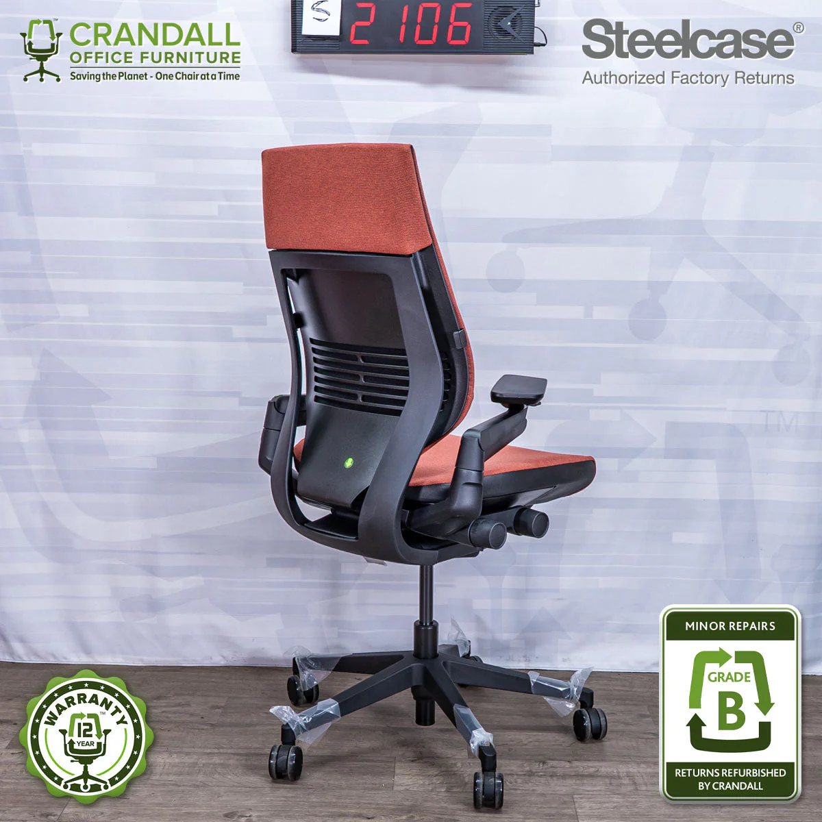 S-2106 - Steelcase Gesture - Grade B - Image 2