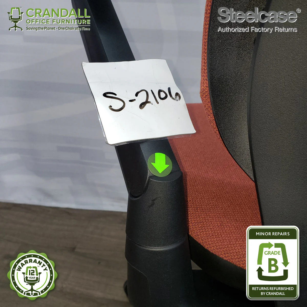 S-2106 - Steelcase Gesture - Grade B - Image 3