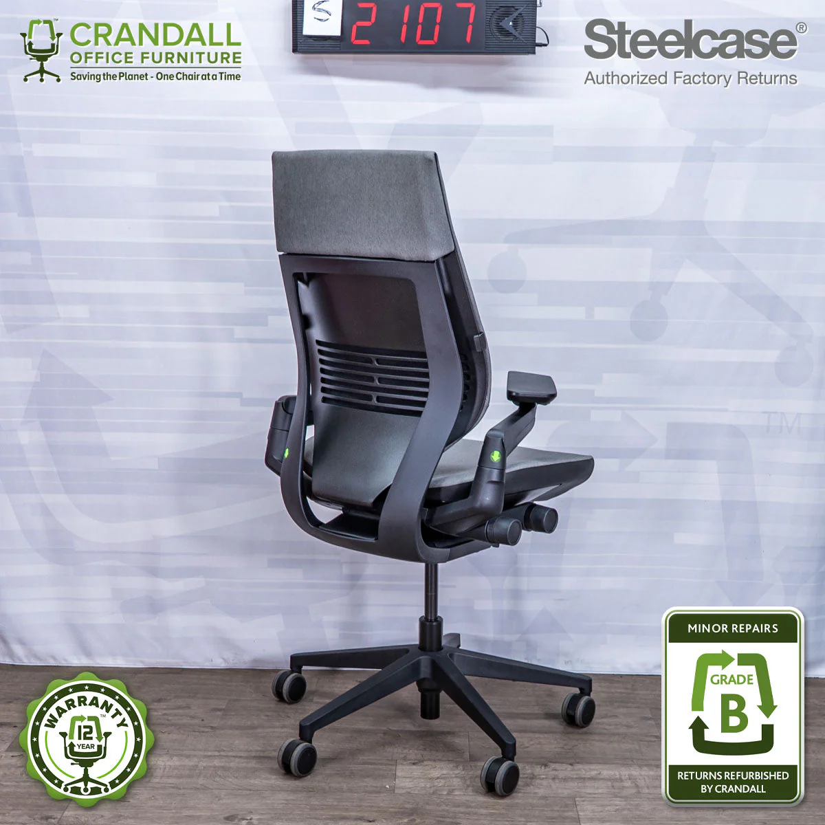 S-2107 - Steelcase Gesture - Grade B - Image 2
