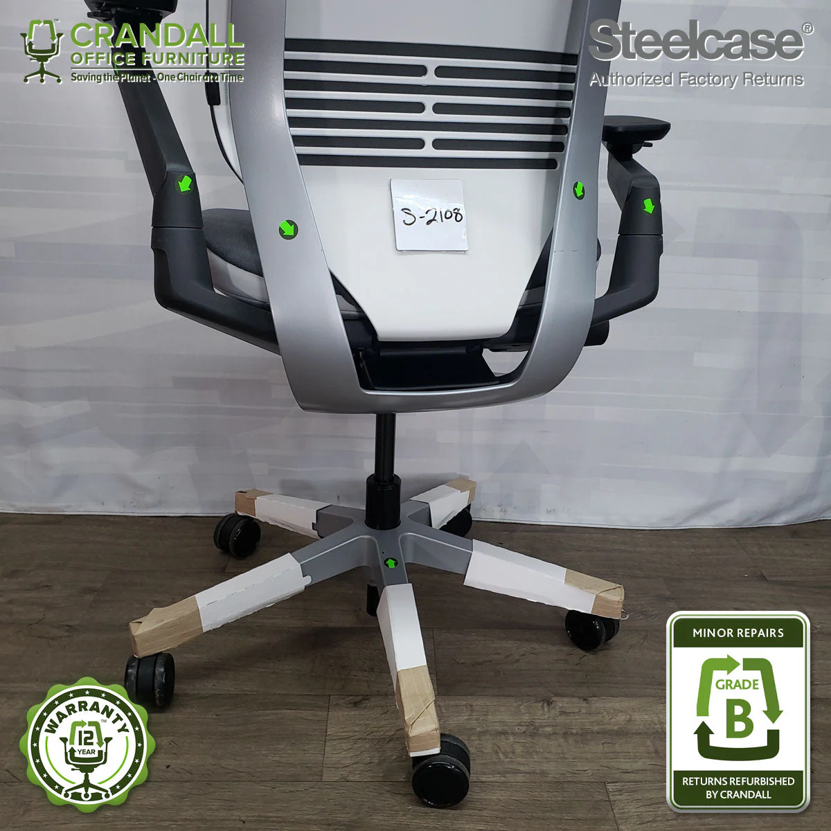 S-2108 - Steelcase Gesture - Grade B - Image 3