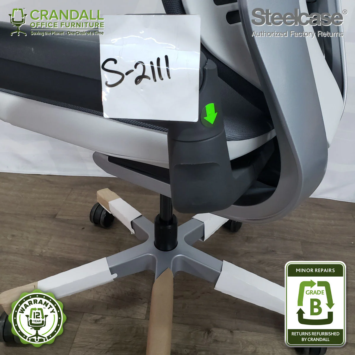 S-2111 - Steelcase Gesture - Grade B - Image 3