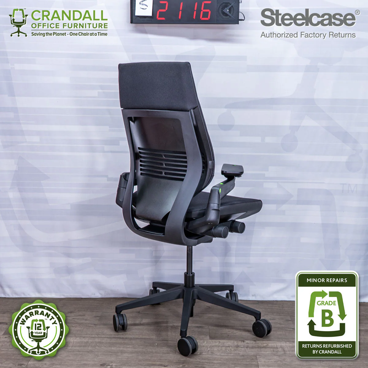 S-2116 - Steelcase Gesture - Grade B - Image 2