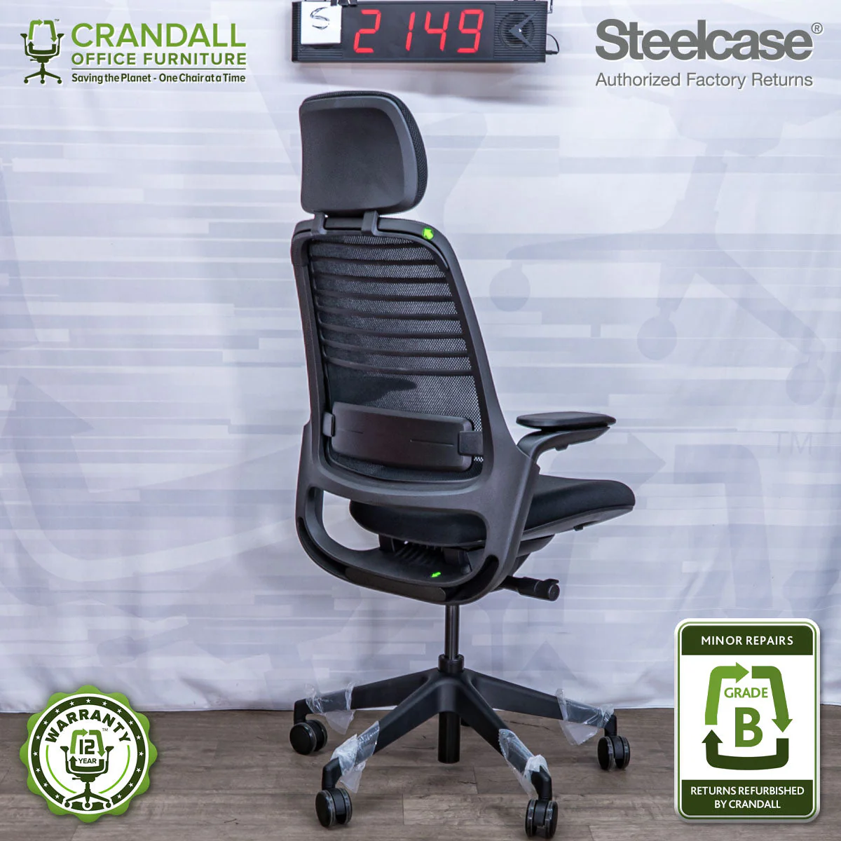 S-2149 - Steelcase Series 1 - Grade B - Image 2