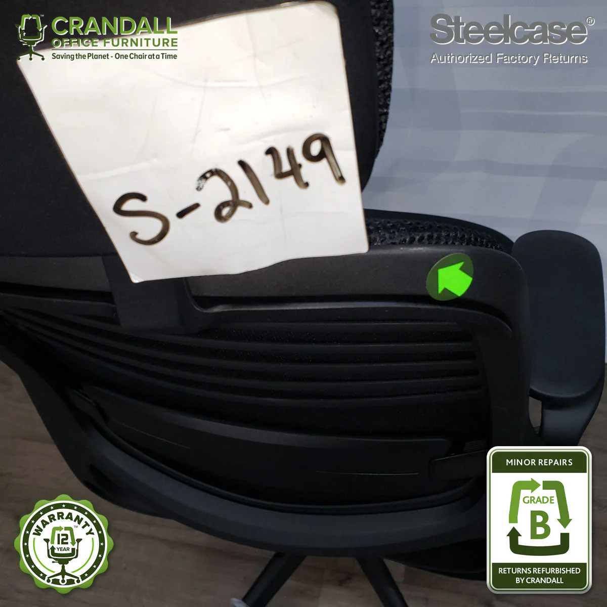 S-2149 - Steelcase Series 1 - Grade B - Image 3
