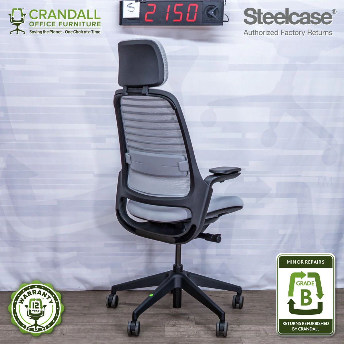 S-2150 - Steelcase Series 1 - Grade B - Image 2